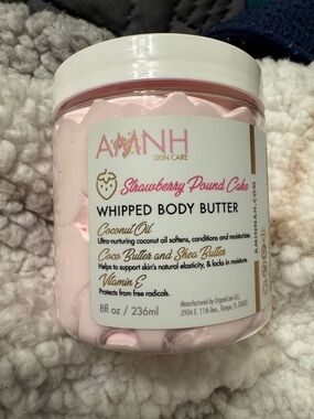 Strawberry Pound Cake Whipped Body Butter by Aminnah